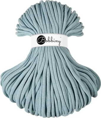 Zdjęcie produktu dla Sznurek pleciony bawełniany Bobbiny Jumbo / Mgiełka / Misty / 9mm / 100m