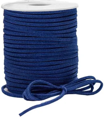 Produktbild von Kunstleder-Knüttel 3 mm - geflochten - für DIY-Accessoires - Schmuckgurtschnalle - für Schmuck - 3 mm Lederband