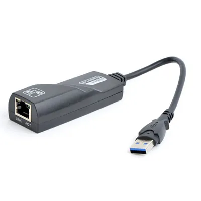 Immagine prodotto di Gembird NIC-U3-02 gembird Adapter USB3.0 -> Gigabit LAN + Flash-Speicher schw.
