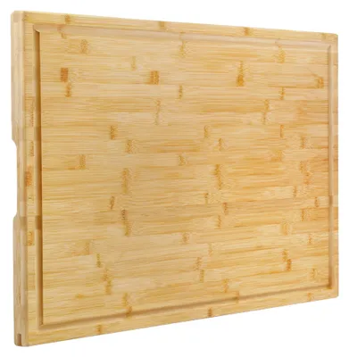 Productafbeelding van Bamboe Snijplank Extra Groot 76,2 x 50,7 x 2,5 cm