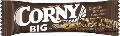 Produktbild von Corny BIG dunkle Schoko Cookies der extragroße Müsliriegel 50g