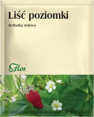 Produktbild von Flos Erdbeerblatt 50G Quelle von Vitamin C