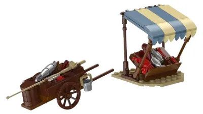 Image de Blue Brixx 109057 - Bluebrixx - Pecheur et son stand
