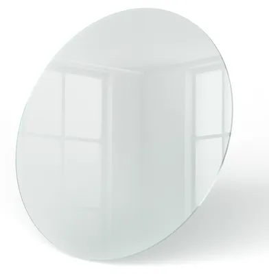 Produktbild von Glasplatte Milchglas – Ø60 cm – Tischplatte rund – Schutzplatte Tisch – rutschfest – wasserdicht – Möbelschutz