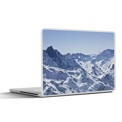 Produktbild von MuchoWow® Laptop Aufkleber Sticker Cover Alpen - Berg - Schnee 36.5x27.5 cm - Laptop-Sticker