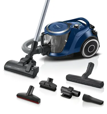Produktbild von Bosch Serie 6 BGC41X36, 700 W, Zylinder-Vakuum, Trocken, Beutellos, 2,4 l, Allergie-Filter, HEPA