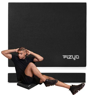 Zdjęcie produktu dla FIZYO Balance Pad, Antypoślizgowa Podkładka do Balansowania, Pianka do Jogi, Fitnessu, Pilatesu, Ćwiczeń Równowagi, Koordynacyjna Poduszka (Czarny)