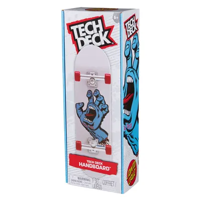 Produktbild von Tech Deck , Santa Cruz Handboard, Mini-Skateboard für Tricks mit den Händen, Griffbrett, 6 Jahr(e)