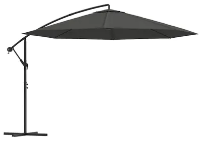 Immagine prodotto di vidaXL Ombrello semaforo con palo in alluminio 350 cm antracite