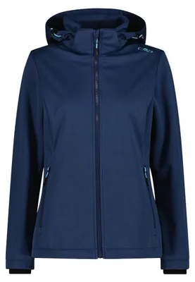 Produktbild von CMP Damen Softshelljacke Jacket Zip Hood Blau 44