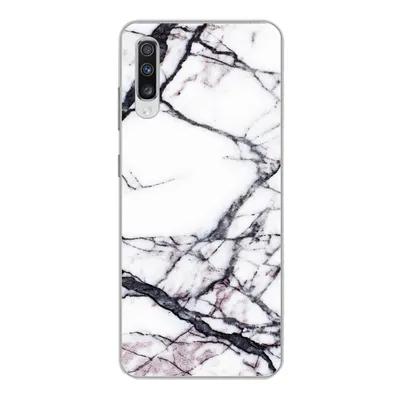 Produktbild von MuchoWow® Handyhülle Schutzhülle Hülle für Samsung Galaxy A70 Marmor - Weiß - Stein Silikon Softcase Handy Hülle - Schutzhaube