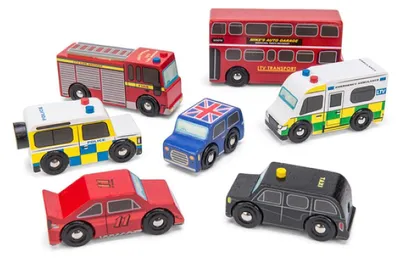 Imagen del producto de Juego de coches Le Toy Van London, a partir de 3 años, madera, multicolor