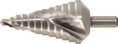 Zdjęcie produktu dla KS Tools 330.2341, Wiertarka, Wiertło wielostopniowe, Reguła prawej dłoni, 1,07 cm, 54 mm, Metal