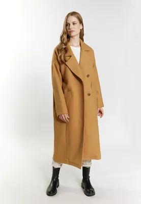 Image de Manteau pour femme SAPORTA - couleur camel, taille M