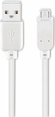 Produktbild von GOOBAY USB 2.0 Hi-Speed Anschlusskabel A/B, 96195, 5 m, weiß