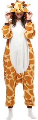 Immagine prodotto di Pigiama intero a forma di giraffa, tipo kigurumi, tuta intera, costume, cosplay