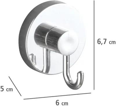Produktbild von Wenko Vacuum Loc Badzubehör mit Saugnapf - 2 Stück