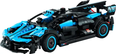 Produktbild von LEGO 42162 Technic Bugatti Bolide Agile Blue, Auto-Modellbausatz, Rennwagen-Spielzeug, Set für Kinder, Jungen, Mädchen und Motorsportfans, Sammlung ikonischer Autos