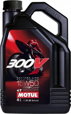 Produktbild von Motul Motoröl 300V 4T Fl Road Racing 15W50 4L (Synthetisch)