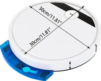 Produktbild von Robotersauger, hohe Saugkraft, Mehrflächenkompatibilität, WEISS