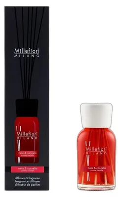 Obrázek produktu pro Millefiori Milano Difuzér s tyčinkami Mela & Cannella 250 ml