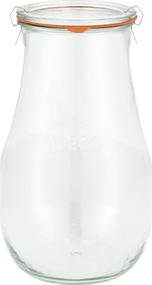 Immagine prodotto di Vaso Weck Tulip con coperchio, guarnizione e 2 chiusure 2700 ml 4 pz