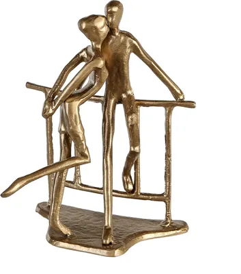 Produktbild von Casablanca 74915 Design Skulptur ' Romance ' goldfarben Figur Liebe Liebespaar