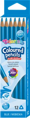 Produktbild von Dreieckige Bleistifte 12 Stück Colorino Blau