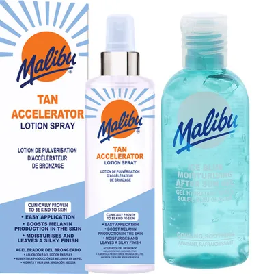 Produktbild von Malibu Tan Accelerator Spray 250 ml + Gel nach der Bräunung von 100 ml