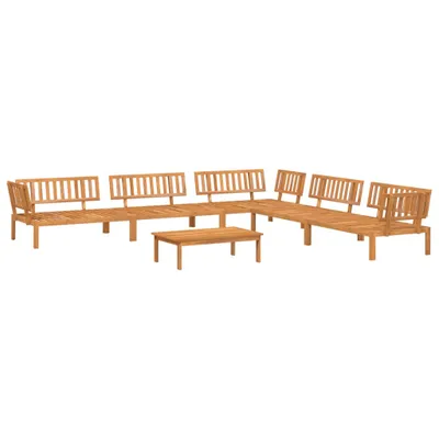 Produktbild von vidaXL 6-tlg. Garten-Sofagarnitur aus Paletten Massivholz Akazie