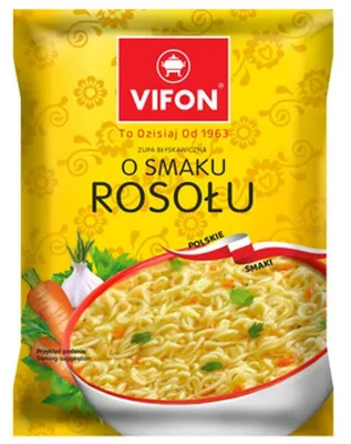 Zdjęcie produktu dla VIFON Zupa błyskawiczna o smaku rosołu (Polskie Smaki) 65g