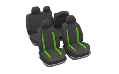 Zdjęcie produktu dla Pokrowce na siedzenia samochodowe DBS Fluo Green