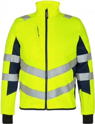 Produktbild von F. Engel Safety Arbeitsjacke, Gelb/Blue Ink, Gr. 4XL