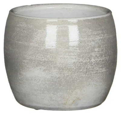 Produktbild von Mica Decorations Blumentopf - grau - Keramik - 14 x 12 cm