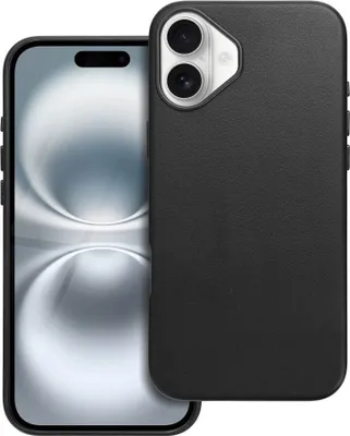 Produktbild von LEATHER MAG COVER kompatibel mit MagSafe für IPHONE 16 Plus schwarz