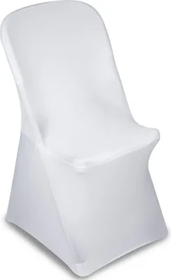 Produktbild von Catering Stuhlhusse Stretch Stuhlüberzug Stuhlbezug Hussen Elastisch 88x50x45cm weiß