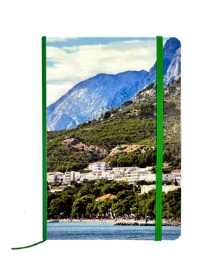 Produktbild von Notizbuch A5 Hardcover Skizzen Tagebuch 160 Seiten Heft Reise Berg Gipfel See