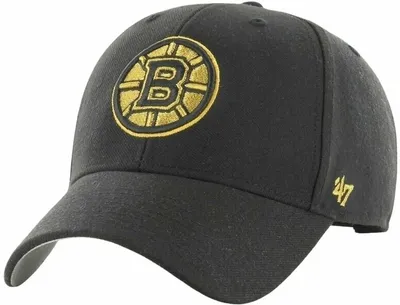 Image de Casquette Boston Bruins NHL '47 MVP Métallique à pression noire 56-61 cm