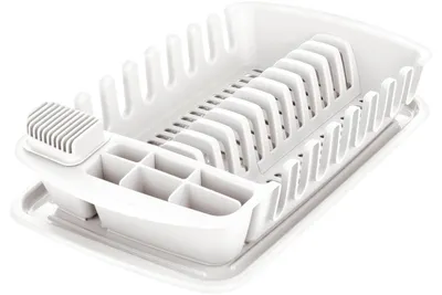 Produktbild von Abtropfgestell mit Auffangschale CLEAN KIT, weiß