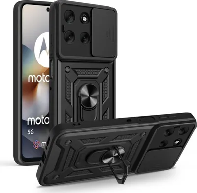Image de Coque Tech-Protect CamShield Pro pour Moto G56 5G - Noir KP39750