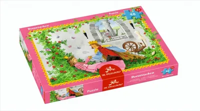 Produktbild von Boxpuzzle - Dornröschen (48 Teile)