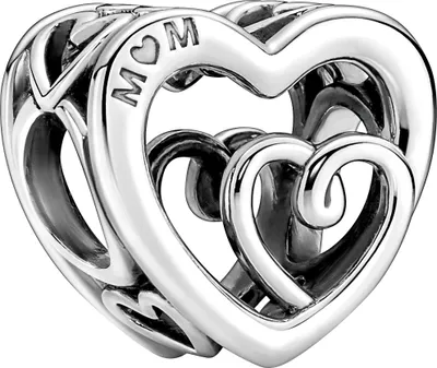 Produktbild von Pandora Charm 790800C00 Entwined Infinite Hearts Sterling silver