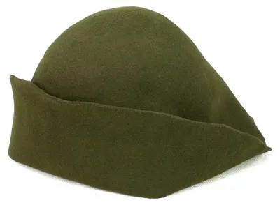 Produktbild von Mittelalter Filzhut / Pilgerhut grau-grün