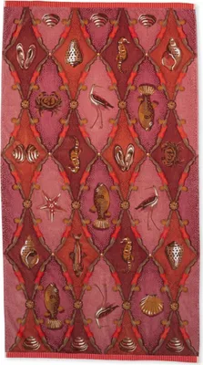Produktbild von Pip Studio Strandlaken Little Sea  Farbe Rosa Größe 100x180