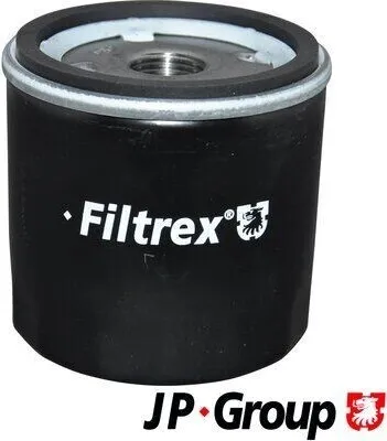 Produktbild von Ölfilter JP GROUP 1118504900 Anschraubfilter für FORD Fiesta Mk6 Schrägheck (JA8, JR8) für TOYOTA Yaris Schrägheck (P9) für MINI Schrägheck (R50, R53)
