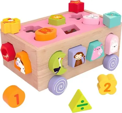 Zdjęcie produktu dla Drewniany Sorter Dla Dzieci Zwierzątka