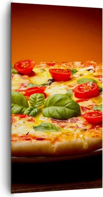 Produktbild von Bild auf Leinwand - Leinwandbild - Italien Pizza Tradition Essen - 65x120cm - Wand Bild - Wanddeko - Leinwanddruck - Bilder - Kunstdruck - Wanddekoration - Leinwand bilder - Wandkunst - PA65x120-2717