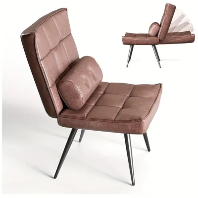 Image de Fauteuil relax réglable, avec revêtement en similicuir et dossier confortable