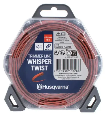 Produktbild von Husqvarna Trimmerfaden Whisper-Twist 2,0mm 15m