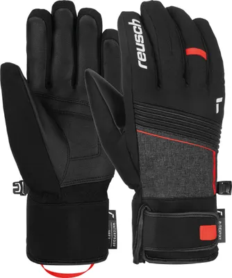 Immagine prodotto di Guanti Reusch Louis R-TEX® XT con funzione impermeabile e traspirante 7680 nero/nero melange/rosso fuoco 7,5